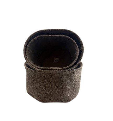 Set of 3 boude storage basket