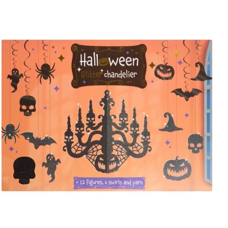 Halloween glitter chandelier