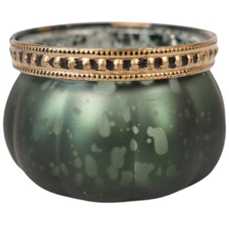 Glass small candle holder