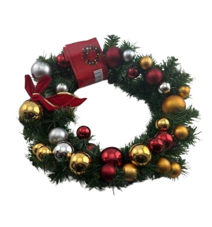 Xmas wreath with balls