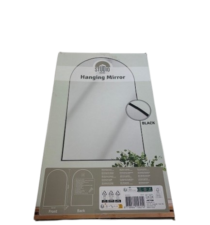 Hanging Mirror gold/black