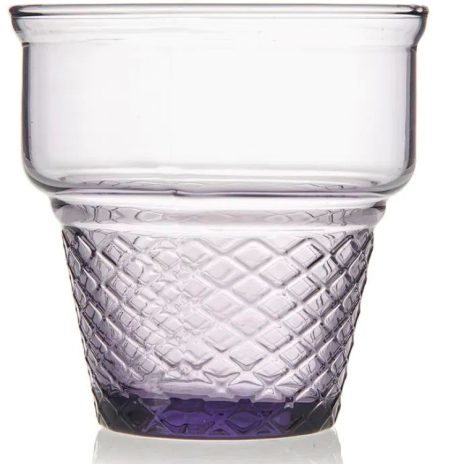 Pasabahce Cornet set of 3 Pcs Lila