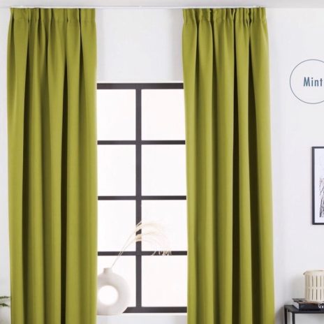 Gordijnen met haken Mint 150 x 250