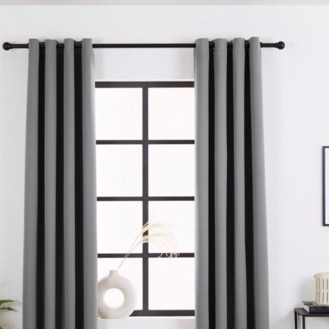 Gordijnen met ringen silver grey 300 x 250