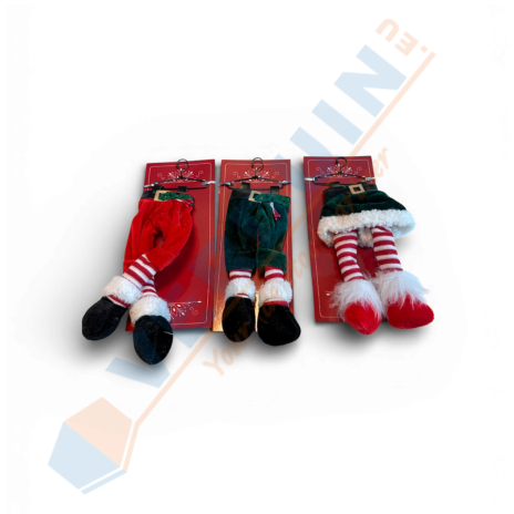 X'mas Decoration Hanging Trousers 3ass
