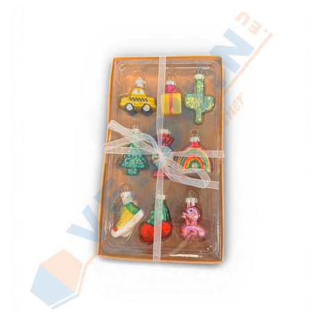 Decorative glass figures