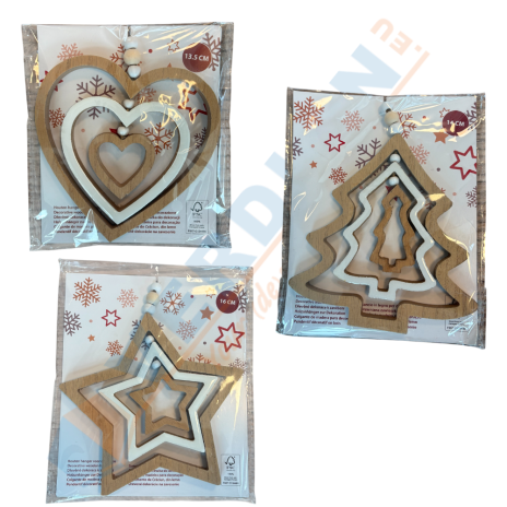 Houten hanger decoratie