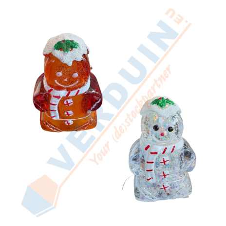 Sneeuwpop with light